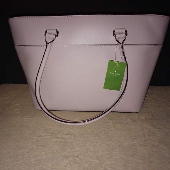NWT Kate Spade New York | Pink Bonnet Margareta Grove Street Leather Tote - Picture 5 of 14
